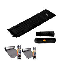 Colchonete Preto Auto-Inflável Isolate Térmico Guepardo +2X Isolante térmico aluminizado em EVA NTK Colchonete Preto Auto-Inflável Isolate Térmico Guepardo +2X Isolante térmico aluminizado em EVA NTK