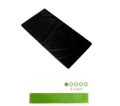 Colchonete Preto + Mini Band Faixa Elástica Verde Super Leve Colchonete Preto + Mini Band Faixa Elástica Verde Super Leve