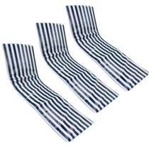 Colchonete Revestido Espreguiçadeira Piscina Reforçado 3un