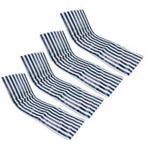 Colchonete Revestido Espreguiçadeira Piscina Reforçado 4un