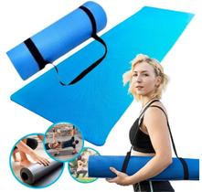 Colchonete Tapete em EVA para Yoga Ginástica Pilates 180cm x 53cm Espessura de 10mm