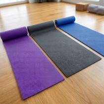 Colchonete Tapete PVC 173x6cm x 6mm Espessura Impermeável Para Antiderrapante Yoga Pilates Academia