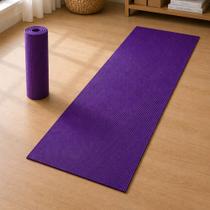 Colchonete Tapete PVC 173x6cm x 6mm Espessura Impermeável Para Antiderrapante Yoga Pilates Academia