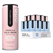 Cold Brew Latte de Leite de Aveia Pop & Bottle Baunilha Orgânico 237ml x12 Cold Brew Latte de Leite de Aveia Pop & Bottle Baunilha Orgânico 237ml x12