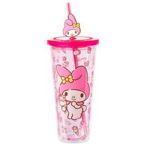 Cold Cup Silver Buffalo Sanrio My Melody Pink Strawberry 700ml
