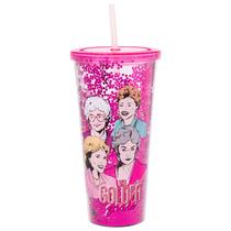 Cold Cup Silver Buffalo The Golden Girls 32 ml com tampa e canudo