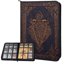 Colding Card Binder LYNX 9, álbum de bolso com zíper azul 360 Colding Card Binder LYNX 9, álbum de bolso com zíper azul 360