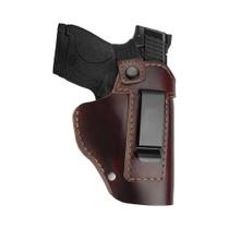 Coldre De Couro Kosibate Para Glock 17 19 21 Taurus G2C Sig Sauer P226 SP2022 Oculto IWB Para Caça