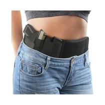 Coldre Tático Portátil Preto Para Armas - Cinto De Cintura Para Porte Velado Em Caça E Caminhada Ao Coldre Tático Portátil Preto Para Armas - Cinto De Cintura Para Porte Velado Em Caça E Caminhada Ao