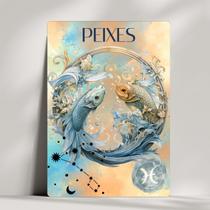 Coleção 12 Quadros Astrologia Signos Cortado e impresso a Laser 14x20cm Escolha o seu
