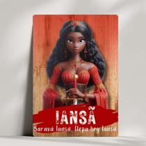 Coleção 12 Quadros Decorativos Orixás Pixar / 20x14cm Cada / Decoração
