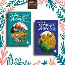 Coleção 2 livros Anne de Green Gables - crônicas lombadas com manchas de oxidação segue fotos