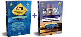 Coleção 2 livros Código de Trânsito 2024 + Constituição federal 2024