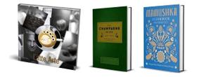 Coleção 3 Livros Importados Latte Arte, Champagne Guide 2016 2017 e Mamushka Cookbook Capa Dura Inglês