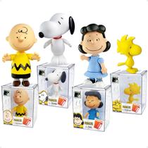Coleção 4 Bonecos Turma Do Snoopy Fandom Box Lider Brinquedo