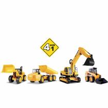 Coleção 4 em 1 - Caminhão e Tratores - Roma Workers Series - Roma Coleção 4 em 1 - Caminhão e Tratores - Roma Workers Series - Roma