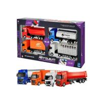 Coleção 4 em 1 caminhoes petroleum series 1476 - roma