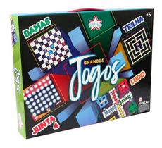 Coleção 4 Grandes Jogos De Tabuleiro Big Star Brinquedos