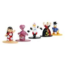 Coleção 5 Mini Figuras Nano Metal Disney - DTC