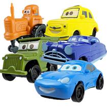 Coleção 5 Sacolinhas com Carrinho Quebra Cabeça Adesivo Carros Disney - Cim Toys