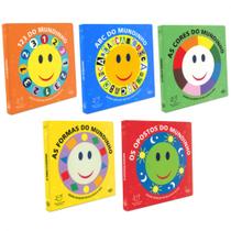 Coleção 5 vol - meus primeiros mundinhos 123, abc, cores, formas e opostos Coleção 5 vol - meus primeiros mundinhos 123, abc, cores, formas e opostos