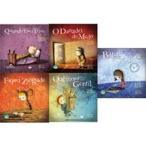 Coleção 5vol casa dos sentimentos: triste, medo, zangada, gentil e saudade - Kit de Livros