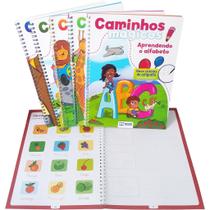 Coleção 6 Cartilhas Educativas Infantil Caminhos Mágicos - Bicho Esperto