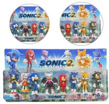 Coleção 6 Figura De Ação Sonic Coleção Filme Jogo 10cm MODELO:SONIC3 Coleção 6 Figura De Ação Sonic Coleção Filme Jogo 10cm MODELO:SONIC3