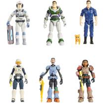 Coleçao 6 Figuras de Ação Buzz Lightyear Disney Pixar HHJ78