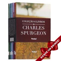 Coleção 6 Livros | Charles H. Spurgeon Cristão Evangélico Gospel Igreja Família Homem Mulher Jovens Adolescentes Estudo -