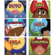 Coleção 6 vol - contos folclóricos (editora pae) - Kit de Livros