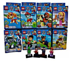 Coleção 8 Bonecos Personagens diversos blocos de montar Compatível A Lego 96 Peças