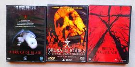colecao a bruxa de blair ( 3 dvds ) dvd original lacrado - europa filmes
