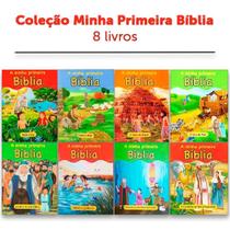 Coleção A Minha Primeira Bíblia - 8 livros - Kit de Livros Coleção A Minha Primeira Bíblia - 8 livros - Kit de Livros