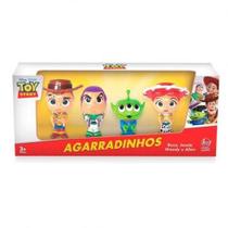Coleção Agarradinhos Toy Story Woody Buzz Jessie Alien Líder