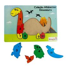 Coleção alfabetizar dinossauro - brinqmutti - 41 Coleção alfabetizar dinossauro - brinqmutti - 41