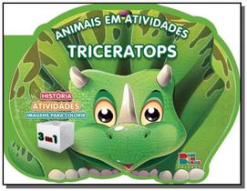 Colecao animais em atividades - triceratops - CEDIC