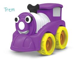 Coleção Ânime Transportes P/ Bebês - Vinil Macio - Omg Kids