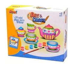 Coleção art e craft - conjunto de chá