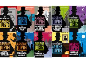 Coleção As aventuras de Arsène Lupin com 10 volumes - Editora Principis, Autor Maurice Leblanc - Edição 1, 2021