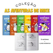 Coleção As Aventuras de Mike 6 Livros (5 Histórias + 1 Livro Interativo) Gabriel Dearo e Manu Digilio
