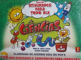 Coleção Atividades para Todo Dia: Ciências - 4 Volumes + CD (Novo, Lacrado)