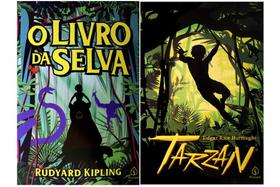 Coleção Aventura - 2 vol: O Livro da selva + Tarzan - Kit de Livros