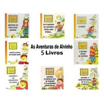 Coleção Aventuras de Alvinho - Ruth Rocha - 5 volumes - Livros Novos