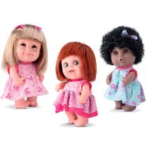 Coleção Babies Expressões Trigêmeas C/ 03 Bonecas - Bee Toys