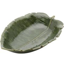 Coleção Banana Leaf - Travessa Canoa (30 cm) - G