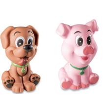 Coleção bichinhos fazenda infantil para bebês kit com 2 Coleção bichinhos fazenda infantil para bebês kit com 2