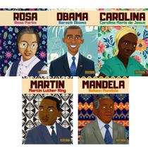 Coleção Black Power (Rosa Parks + Nelson Mandela + Martin Luther King + Carolina Maria de Jesus + Barack Obama) - Kit de Livros Coleção Black Power (Rosa Parks + Nelson Mandela + Martin Luther King + Carolina Maria de Jesus + Barack Obama) - Kit de Livros
