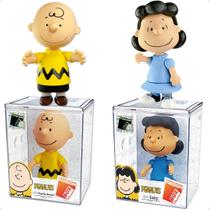 Coleção Boneco Charlie Brown E Lucy Fandom Box Snoopy Lider