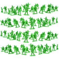 Coleção Bonecos de Guerra Tropa Militar Verde Story 96 Soldadinhos Toy Master Coleção Bonecos de Guerra Tropa Militar Verde Story 96 Soldadinhos Toy Master